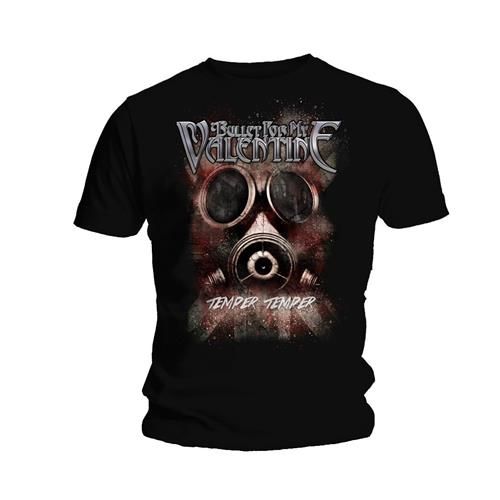 Bullet for My Valentine - Tričko Temper Temper Gas Mask - Muž, Unisex, Čierna, XXL
