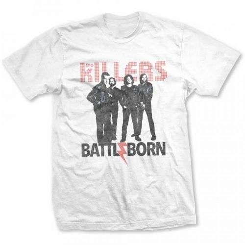 The Killers - Tričko Battle Born - Muž, Unisex, Biela, XXL