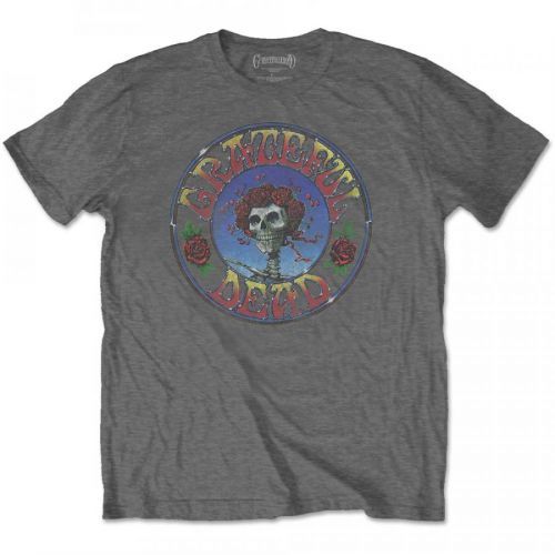 Grateful Dead - Tričko Bertha Circle Vintage Wash - Muž, Unisex, Šedá, XXL