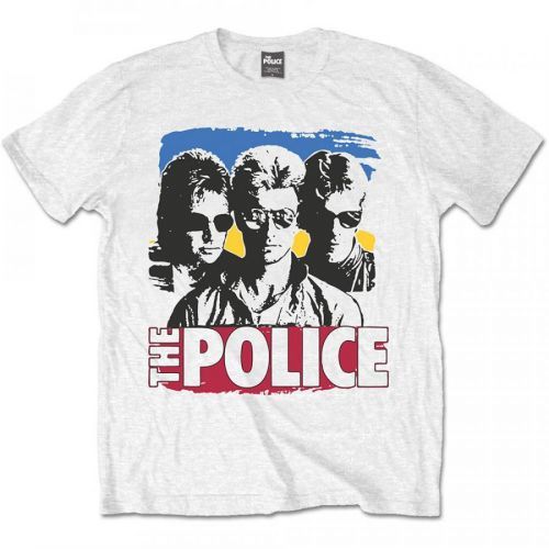 The Police - Tričko Band Photo Sunglasses - Muž, Unisex, Biela, XXL