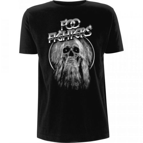 Foo Fighters - Tričko Bearded Skull - Muž, Unisex, Čierna, XXL