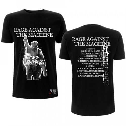 Rage Against the Machine - Tričko BOLA Album Cover - Muž, Unisex, Čierna, XL