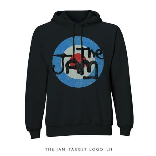 The Jam - Mikina Target Logo - Muž, Unisex, Čierna, XXL