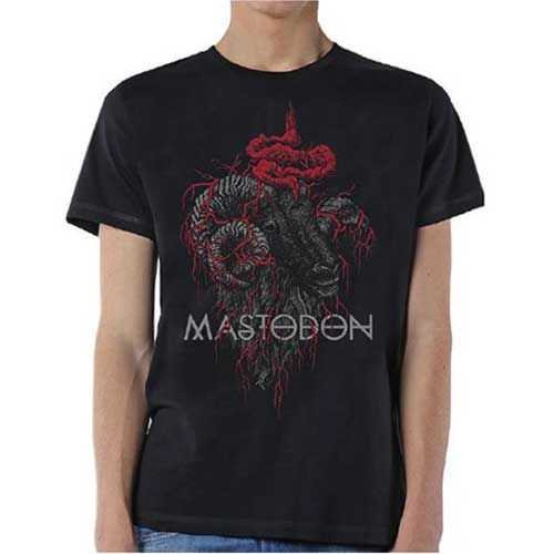 Mastodon - Tričko Rams Head Colour - Muž, Unisex, Čierna, S