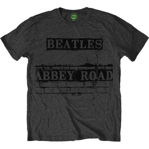 The Beatles - Tričko Abbey Road Sign - Muž, Unisex, Šedá, XXL