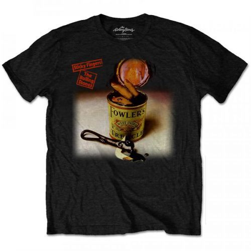 Rolling Stones - Tričko Sticky Fingers Treacle - Muž, Unisex, Čierna, S