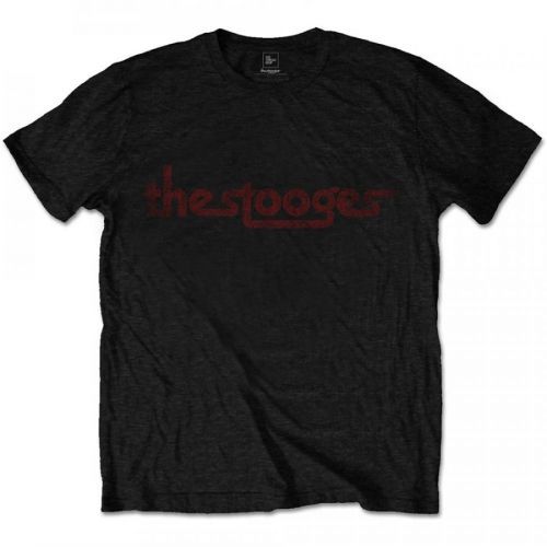Iggy & The Stooges - Tričko Vintage Logo - Muž, Unisex, Čierna, XXL