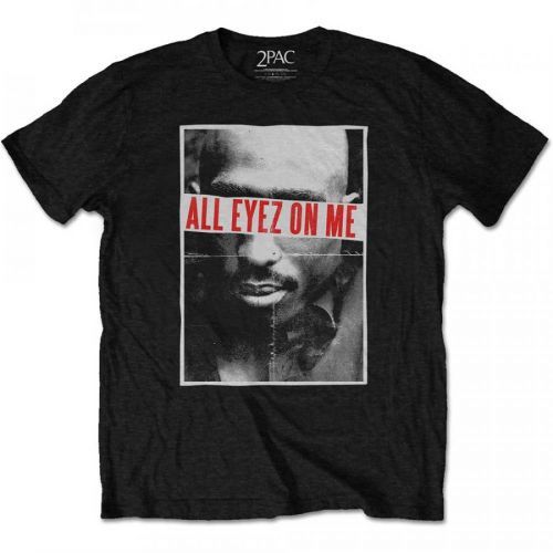 2Pac - Tričko All Eyez - Muž, Unisex, Čierna, XXL