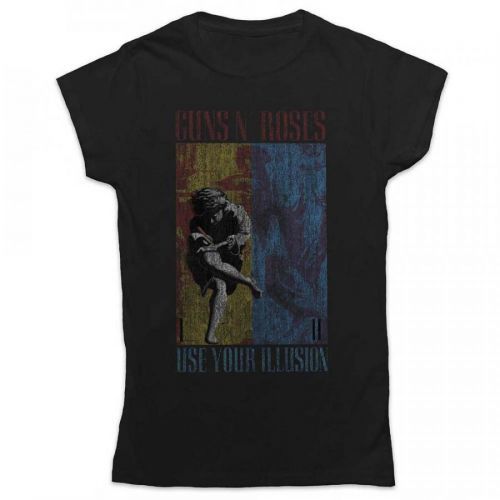 Guns N’ Roses - Tričko Use Your Illusion - Žena, Čierna, XL