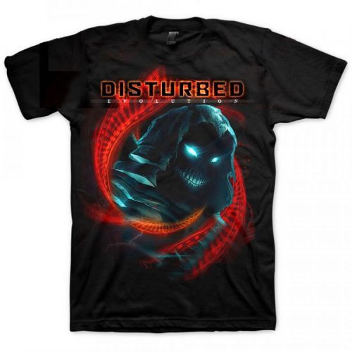DISTURBED - Tričko DNA Swirl - Muž, Unisex, Čierna, XXL