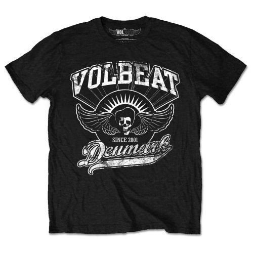 Volbeat - Tričko Rise from Denmark - Muž, Unisex, Čierna, S