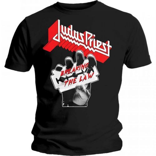 Judas Priest - Tričko Breaking The Law - Muž, Unisex, Čierna, S