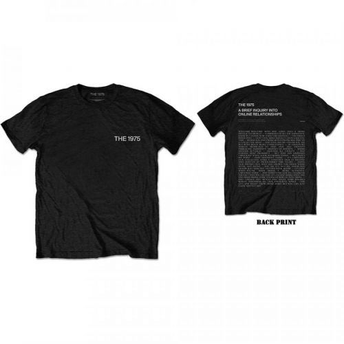 The 1975 - Tričko ABIIOR Wecome Welcome Version 2. - Muž, Unisex, Čierna, XXL