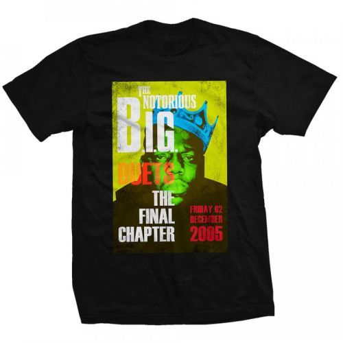 Biggie Smalls - Tričko Final Chapter - Muž, Unisex, Čierna, XXL