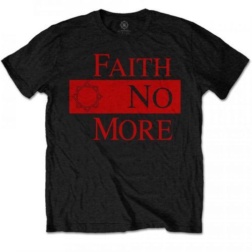 Faith No More - Tričko Classic New Logo Star - Muž, Unisex, Čierna, S