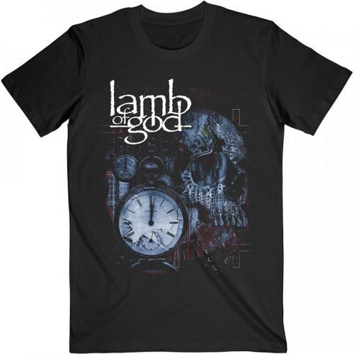 Lamb of God - Tričko Circuitry Skull Recolor - Muž, Unisex, Čierna, XXL