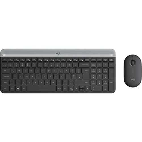 Logitech Slim Wireless Combo MK470 - CZ/SK, Graphite 920-009260