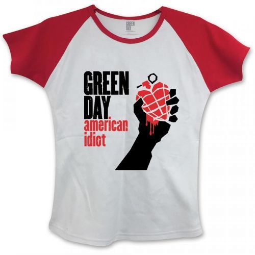 Green Day - Tričko American Idiot - Žena, Biela, L
