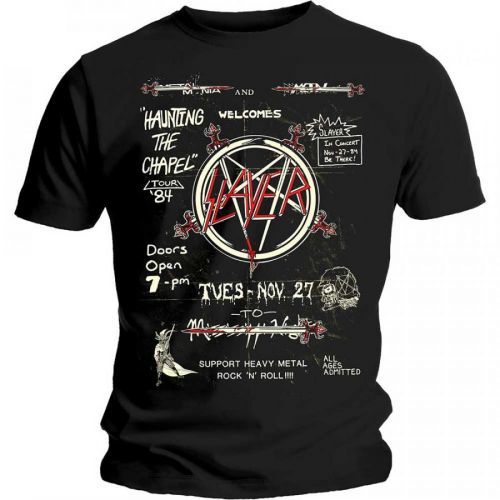 Slayer - Tričko Haunting 84 Flier - Muž, Unisex, Čierna, XXL