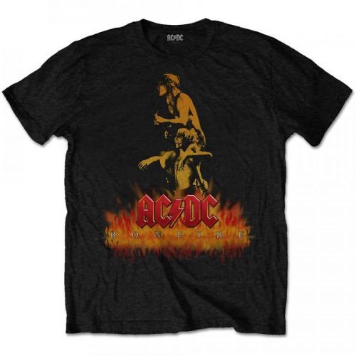 AC/DC - Tričko Bonfire - Muž, Unisex, Čierna, S