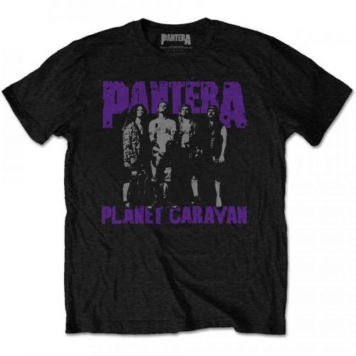 Pantera - Tričko Planet Caravan - Muž, Unisex, Čierna, XXL