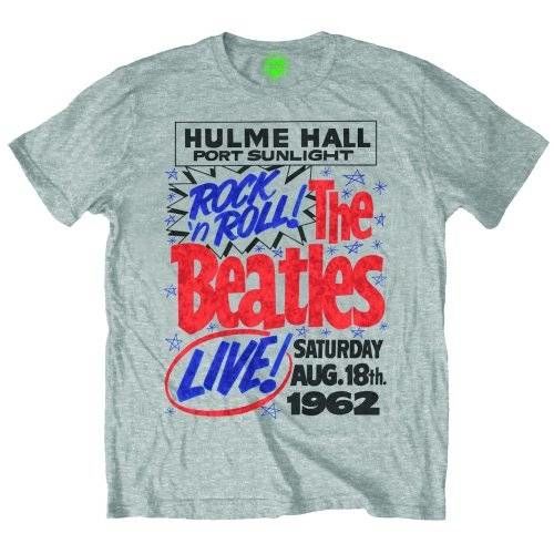 The Beatles - Tričko 1962 Rock n Roll - Muž, Unisex, Šedá, XXL