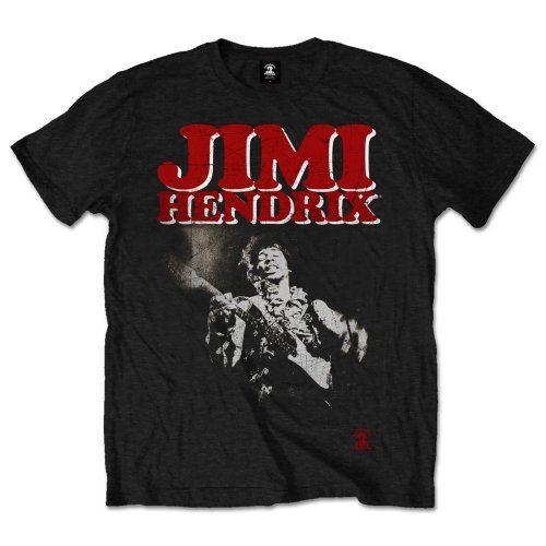 Jimi Hendrix - Tričko Block Logo - Muž, Unisex, Čierna, XXL