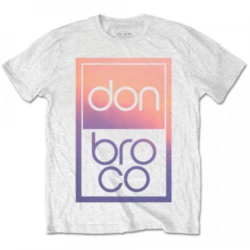 Don Broco - Tričko Gradient - Muž, Unisex, Biela, XXL