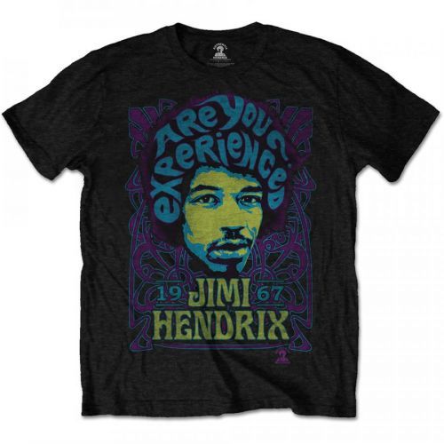 Jimi Hendrix - Tričko Experienced - Muž, Unisex, Čierna, XXL