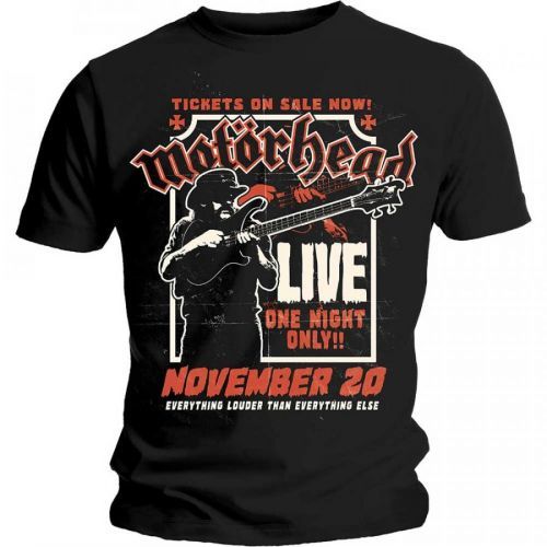 Motörhead - Tričko Lemmy Firepower - Muž, Unisex, Čierna, L