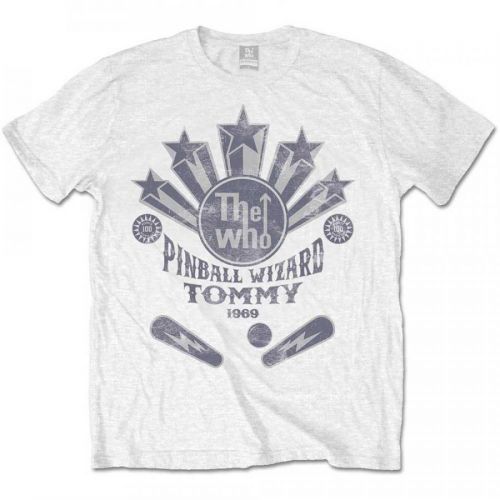 The Who - Tričko Pinball Wizard Flippers - Muž, Unisex, Biela, XXL