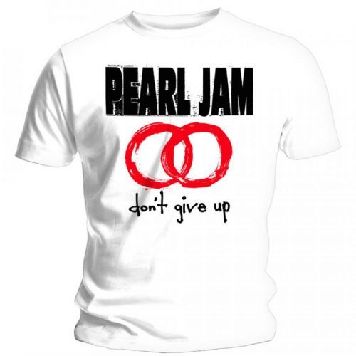Pearl Jam - Tričko Don't Give Up - Muž, Unisex, Biela, XXL