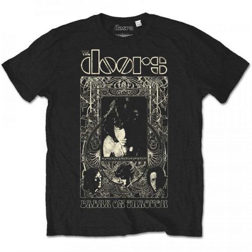 The Doors - Tričko Nouveau - Muž, Unisex, Čierna, XXL
