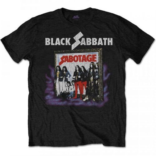 Black Sabbath - Tričko Sabotage Vintage - Muž, Unisex, Čierna, XXL