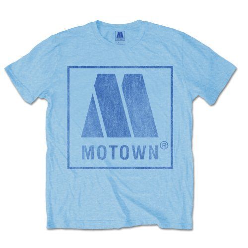 Motown - Tričko Vintage Logo - Muž, Unisex, Modrá, XXL