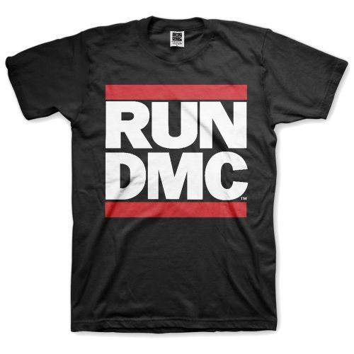 Run-DMC - Tričko Logo - Muž, Unisex, Čierna, XXL