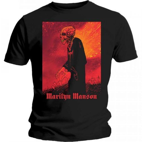 Marilyn Manson - Tričko Mad Monk - Muž, Unisex, Čierna, XXL