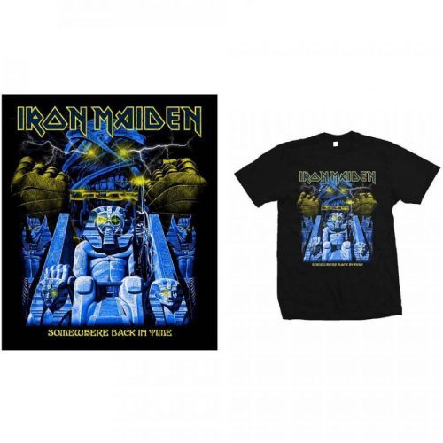 Iron Maiden - Tričko Back in Time Mummy - Muž, Unisex, Čierna, XXL