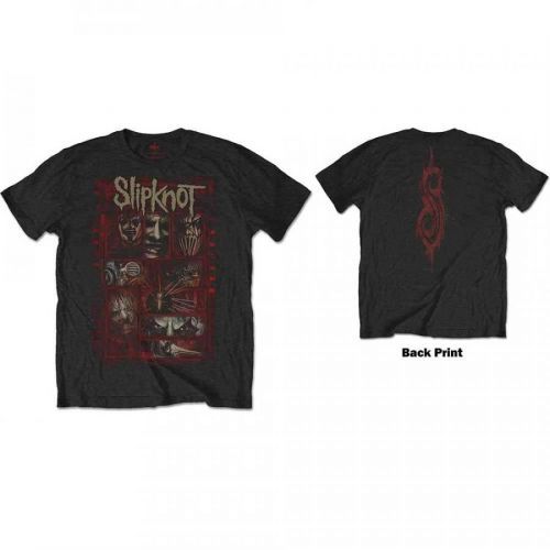Slipknot - Tričko Sketch Boxes - Muž, Unisex, Čierna, XXL