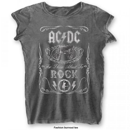 AC/DC - Tričko Cannon Swig - Žena, Šedá, XXL