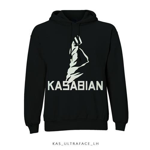 Kasabian - Mikina Ultra Face - Muž, Unisex, Čierna, S