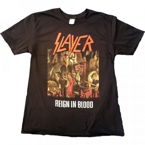 Slayer - Tričko Reign in Blood - Muž, Unisex, Čierna, XXL