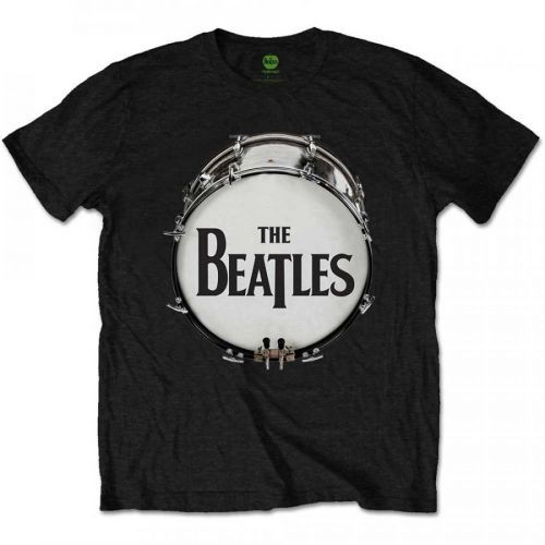 The Beatles - Tričko Original Drum Skin - Muž, Unisex, Čierna, XXL