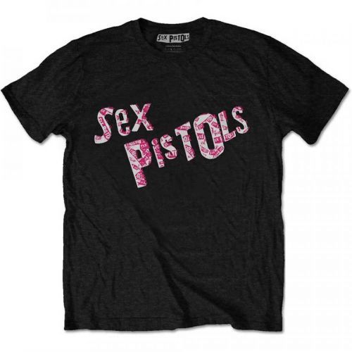 THE SEX PISTOLS - Tričko Multi-Logo - Muž, Unisex, Čierna, XXL