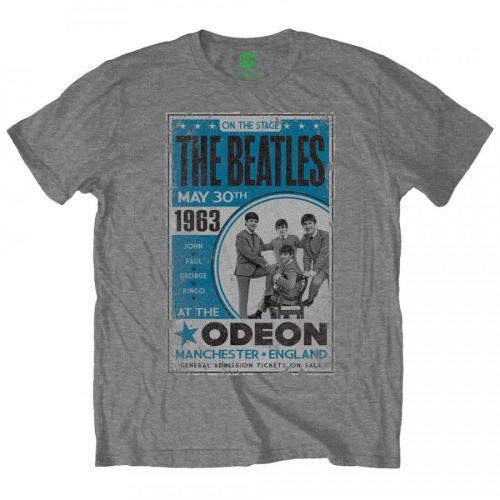 The Beatles - Tričko Odeon Poster - Muž, Unisex, Šedá, XXL