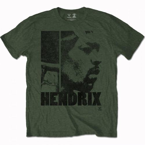 Jimi Hendrix - Tričko Let Me Live - Muž, Unisex, Zelená, XXL