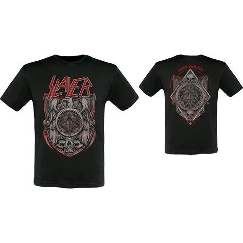 Slayer - Tričko Medal 2013/2014 Dates - Muž, Unisex, Čierna, S