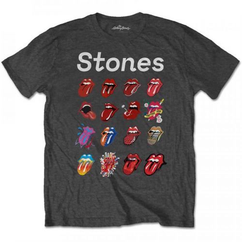 Rolling Stones - Tričko No Filter Evolution - Muž, Unisex, Šedá, XXL