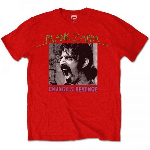 Frank Zappa - Tričko Chunga's Revenge - Muž, Unisex, Červená, S