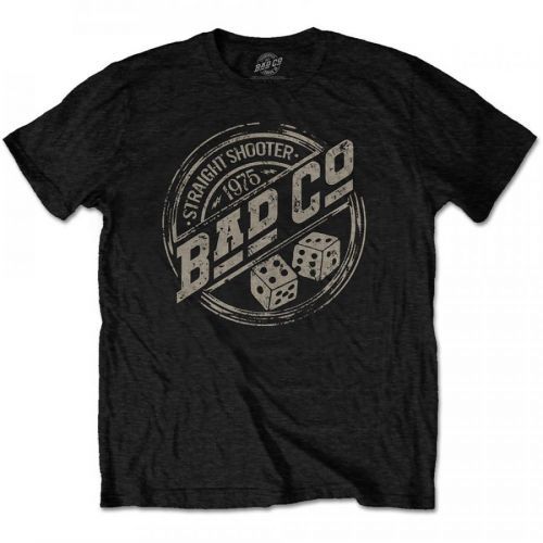 Bad Company - Tričko Straight Shooter Roundel - Muž, Unisex, Čierna, S
